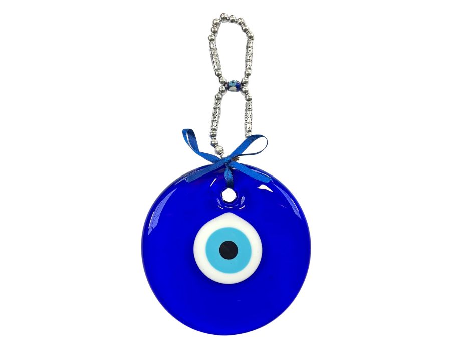 Wanddeko Blaues Auge "Nazar" 34x13 cm