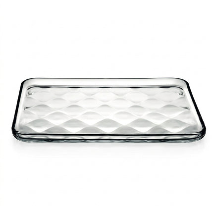 BORCAM 590066 Glas Auflaufform Backform 34x25x2 cm