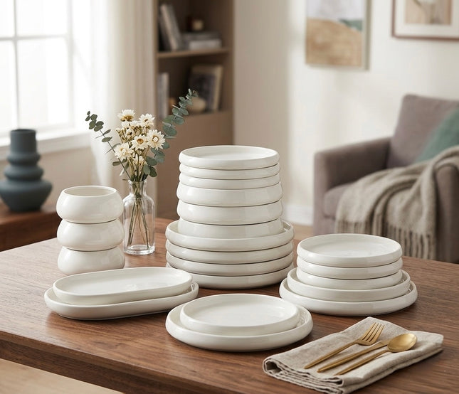 FAVORI Premium Tafelservice 6 Personen Set 26-teilig