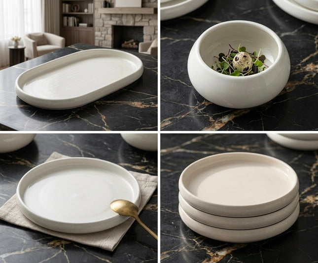 FAVORI Premium Tafelservice 6 Personen Set 26-teilig