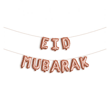 Folienballon-Set-Eid-Mubarak-in-Rosegold-35cm