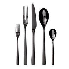 Gra-we-Besteckset-PORTO-Schwarz-10-teilig-2-Personen-Set