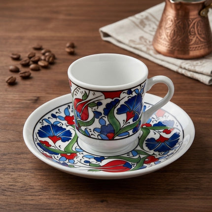 TULIP Traditionelle Türkische Mokkatassen 6er Set 12-teilig