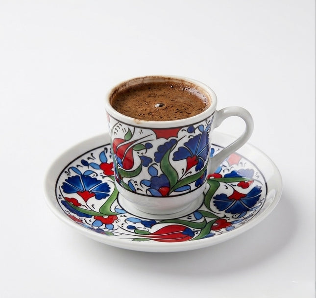TULIP Traditionelle Türkische Mokkatassen 6er Set 12-teilig