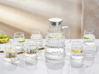 JOY Stylisches Karaffe und Wassergläser Set 7-teilig