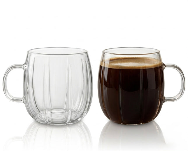 MULEX Stylische Trinkgläser MS589 2er Set 400 ml