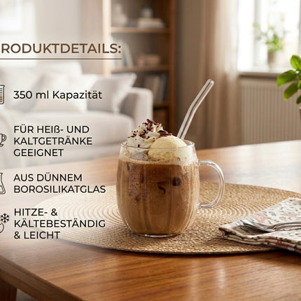 MULEX Stylische Trinkgläser MS589 2er Set 400 ml
