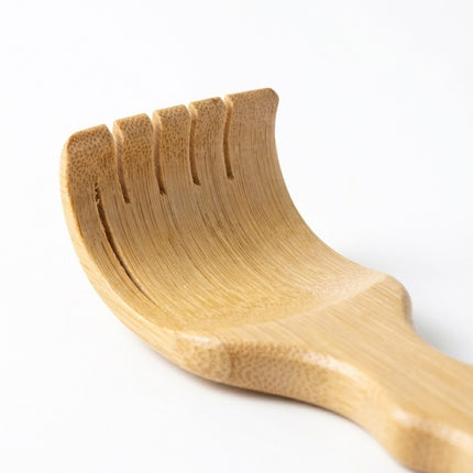 Rückenkratzer aus Holz mit Massage-Rollen (ca. 45-50 cm) – Ergonomischer Bambus-Kratzer