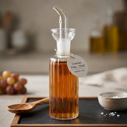 JOY Elegante Essigflasche Glas 250 ml