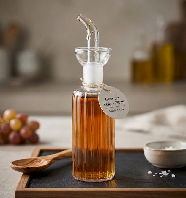 JOY Elegante Essigflasche Glas 250 ml