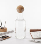 JOY Stylische WasserKaraffe mit Kork Deckel 1,5 Liter