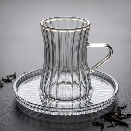 JOY Elegantes Türkisches Teegläser Set 12-teilig