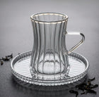 JOY Elegantes Türkisches Teegläser Set 12-teilig