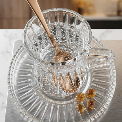 JOY Elegantes Türkisches Teegläser Set 12-teilig