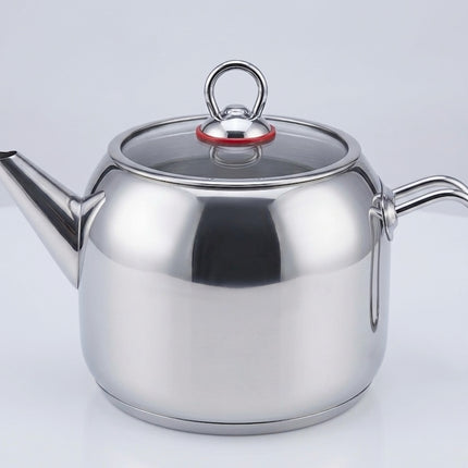 JOY Türkische Teekanne Edelstahl Induktion 1,1 L - 2 L