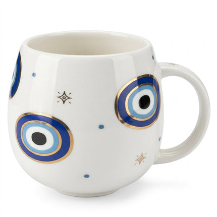 NAZAR EYE102 Design Porzellan Kaffeebecher 450ml