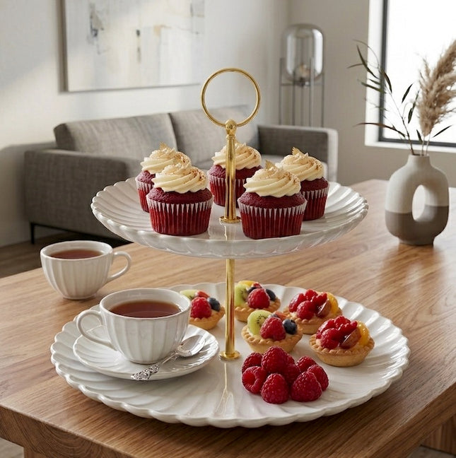 BRICARD PARIS Premium Etagere 2-Stufig 28 cm
