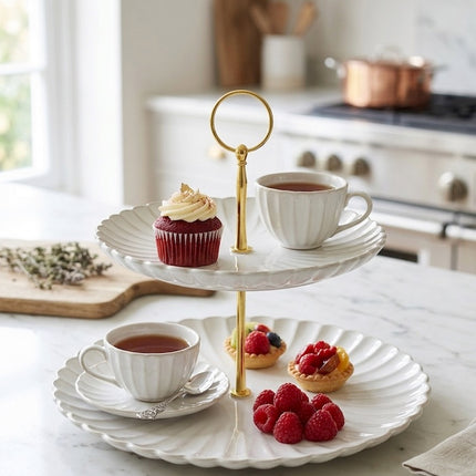 BRICARD PARIS Premium Etagere 2-Stufig 28 cm
