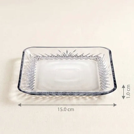 Pasabahce TIMELESS 54843 Kuchenteller 2er Set 15x15 cm