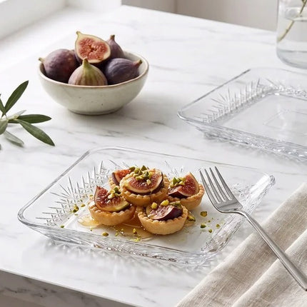 Pasabahce TIMELESS 54843 Kuchenteller 2er Set 15x15 cm