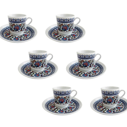 TOPKAPI Traditionelle Türkische Mokkatassen 6er Set