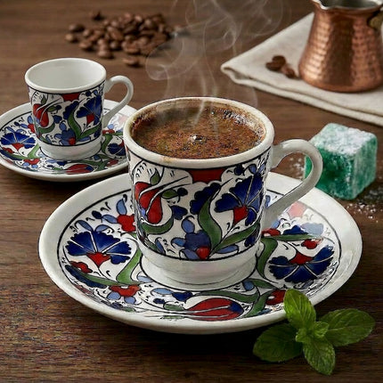 TULIP Traditionelle Türkische Mokkatassen 6er Set 12-teilig