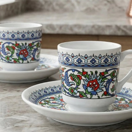 TOPKAPI Traditionelle Türkische Mokkatassen 6er Set