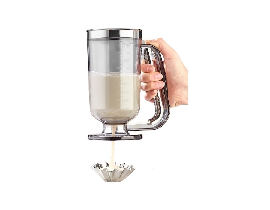 vp-191-b Vipahmet Teigportionierer VP-191 Transparent-Silber 900 ml