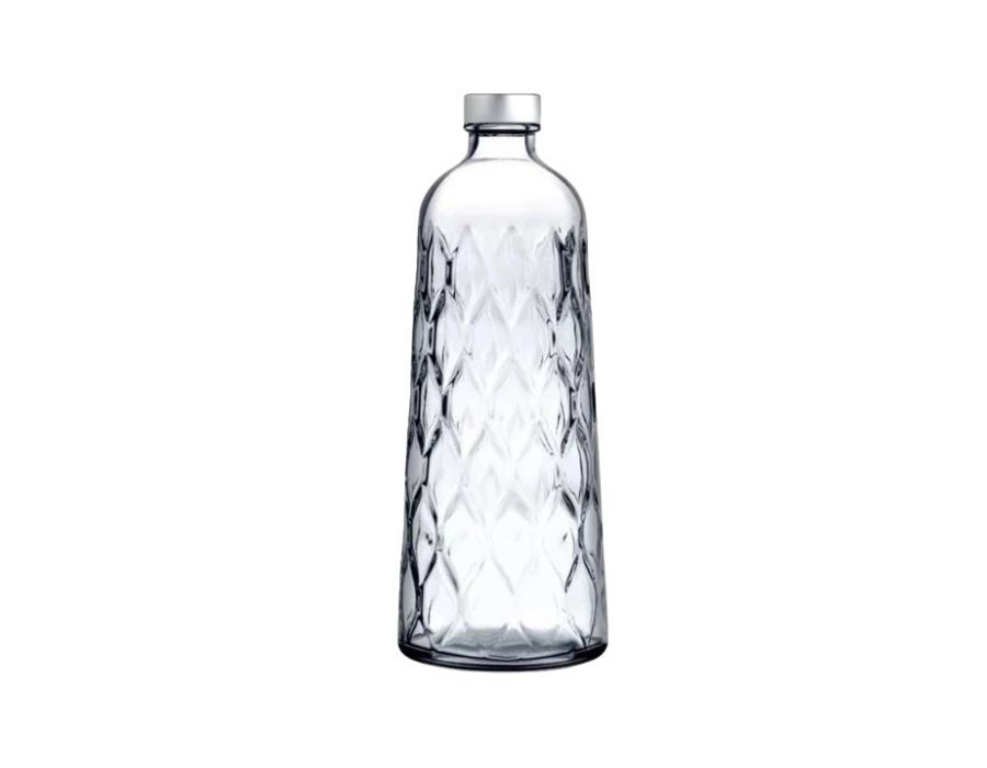 Pasabahce LEAFY Stylische Trinkflasche Ölflasche 1 Liter Glas