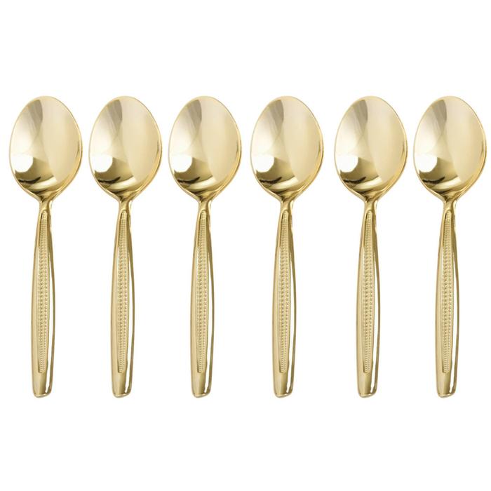 016-1506-G Premium Espressolöffel Teelöffel GOLD 6 Stück