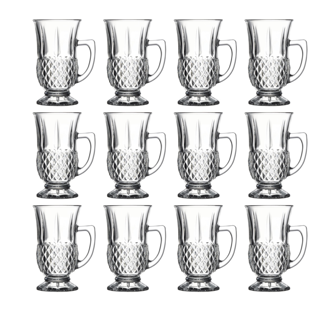 pasabahce-istanbul-UZUN-55671-a_12-Stu-ck Pasabahce ISTANBUL Uzun 55671 Teegläser Kaffeegläser mit Henkel 12er Set