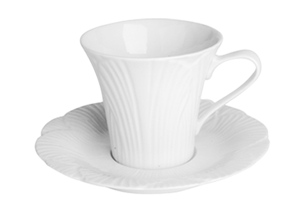 04AP011955 YAPRAK Kaffeetasse und Untersetzer