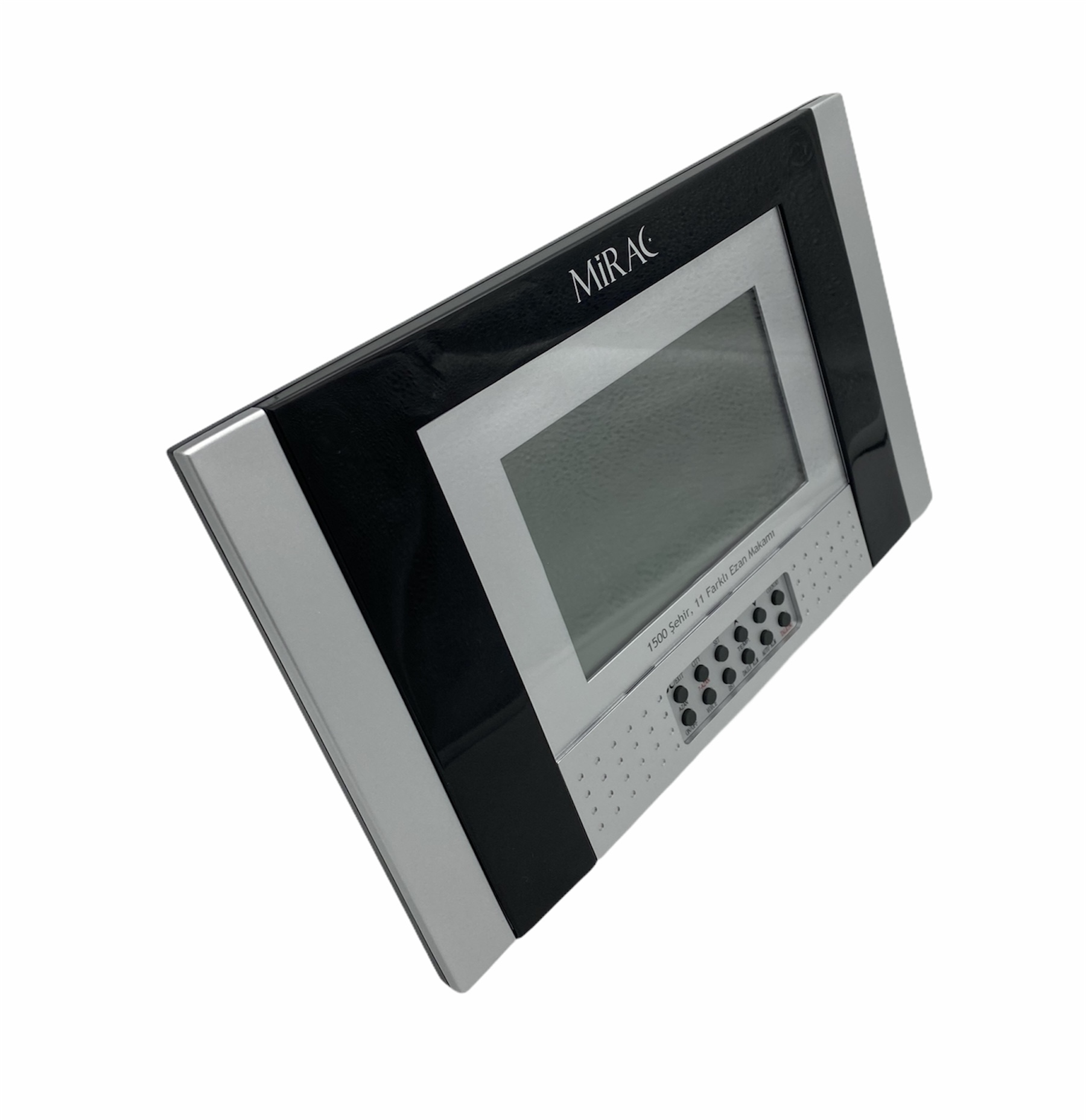 Mirac-Ezan-Uhr-1 Mirac Adhan Azan Ezan Wanduhr Tischuhr Automatische Gebetsuhr 1.500 Städte