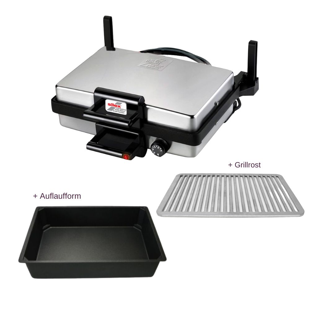 Silex-pfanne-und-rost-1 SILEX Angebot Silex Grill + Auflaufform + Grillrost