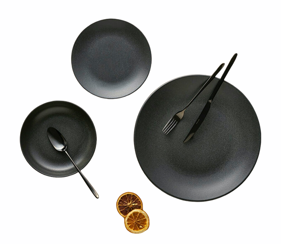 Seasons-black-dinner-set-1 SEASONS BLACK Premium Tafelservice 30-teilig 6 Personen Set