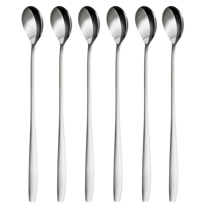 001-4906-C11-SD-silber Longdrink Löffel SILBER Königstein aus Edelstahl 6-teilig