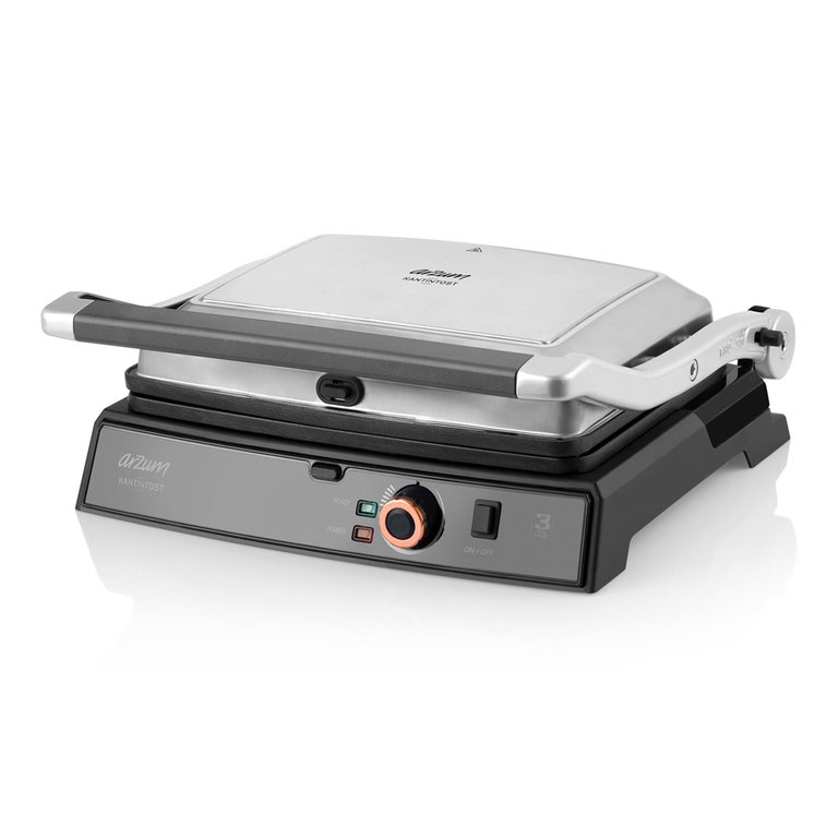 ar_2025_Kantintost_1 Arzum KANTINTOST Silber Kontaktgrill & Toaster AR 2025