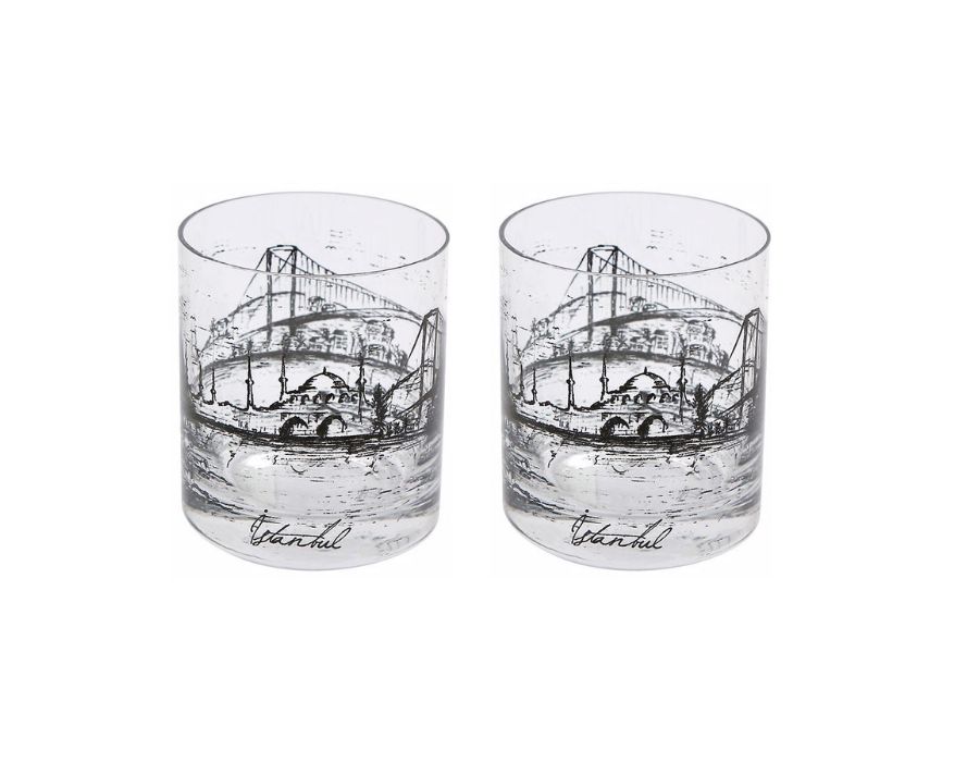 0020878-b Porland ISTANBUL Whiskey Gläser 250ml 2 Stück