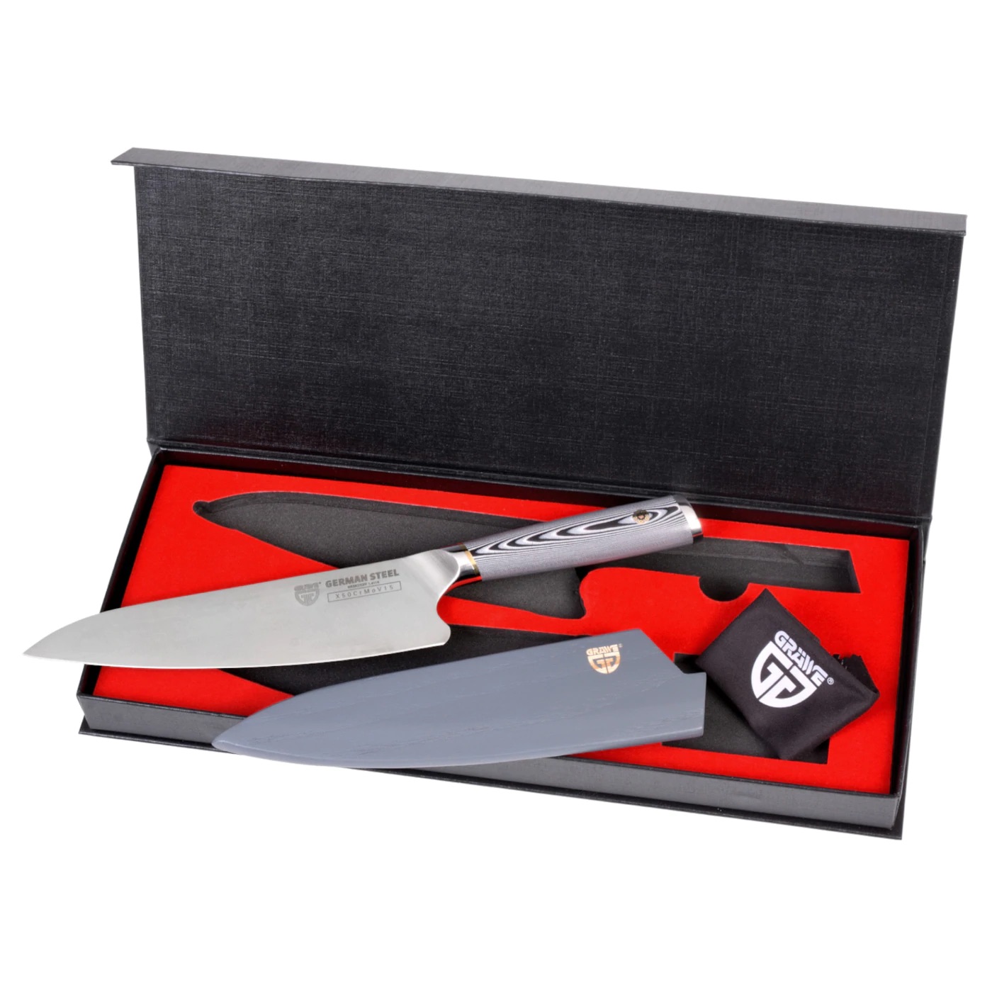 IMG_1292 Premium Kochmesser 33cm Spezialstahl GERMAN STEEL