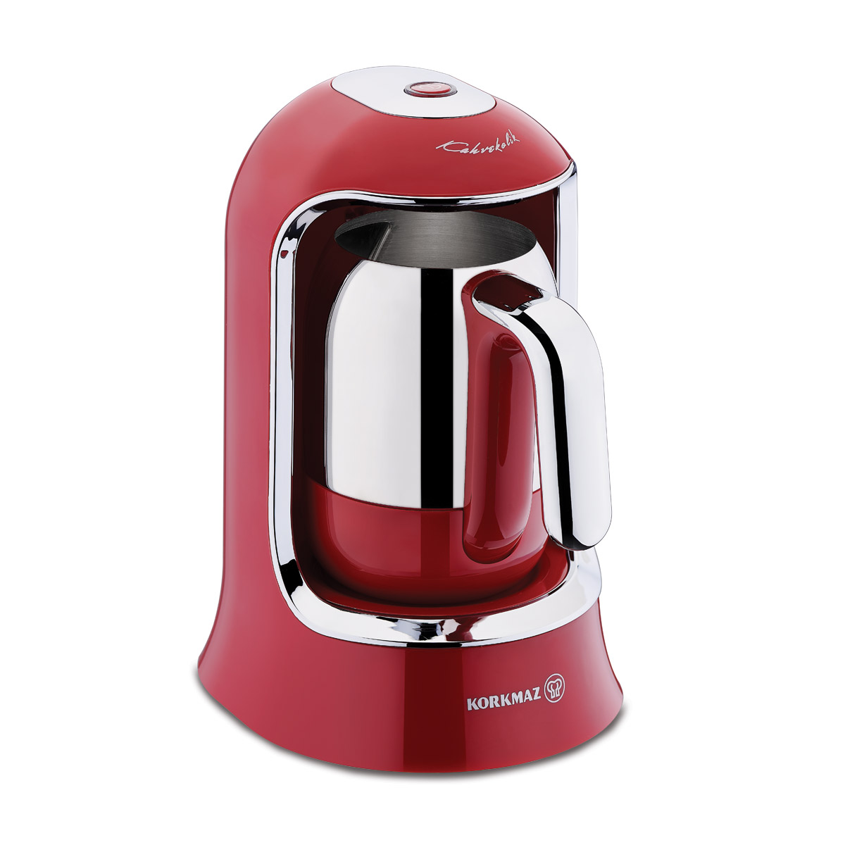 korkmaz-kahvekolik-kirmizi-otomatik-kahve-makinesi-a860-03-kahve-makinesi-9520-77-B Korkmaz KAHVEKOLIK Türkische Mokka-Maschine ROT A860-03