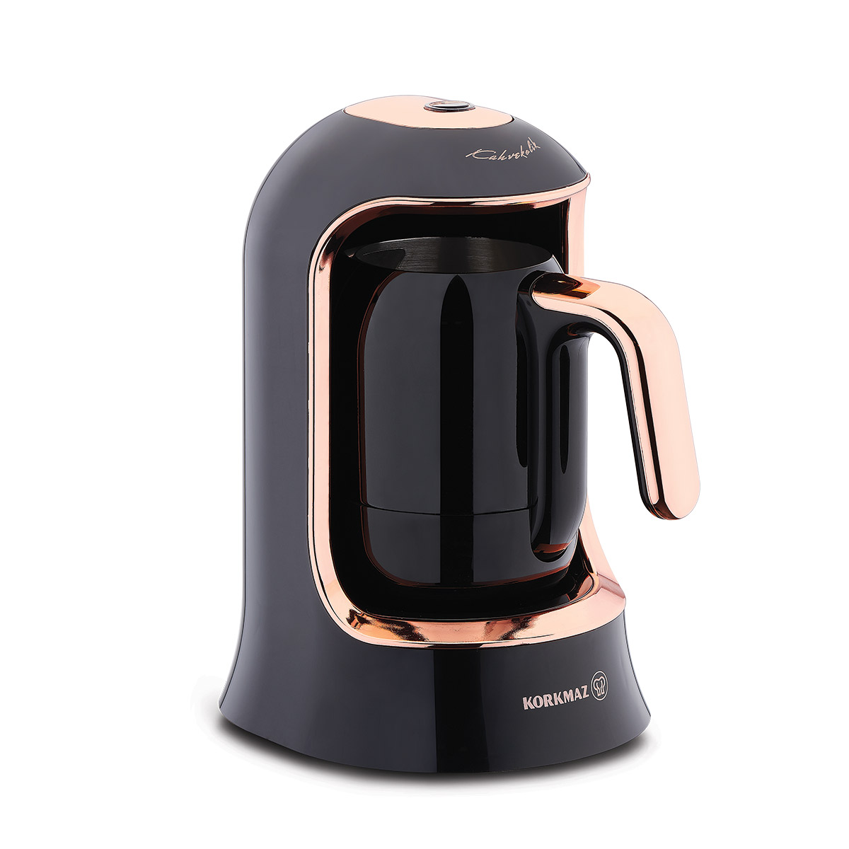 korkmaz-kahvekolik-deluxe-otomatik-kahve-makinesi-siyahrose-a860-09-kahve-makinesi-9421-85-B Korkmaz KAHVEKOLIK DELUXE Schwarz-Kupfer Mokka-Maschine A860-09