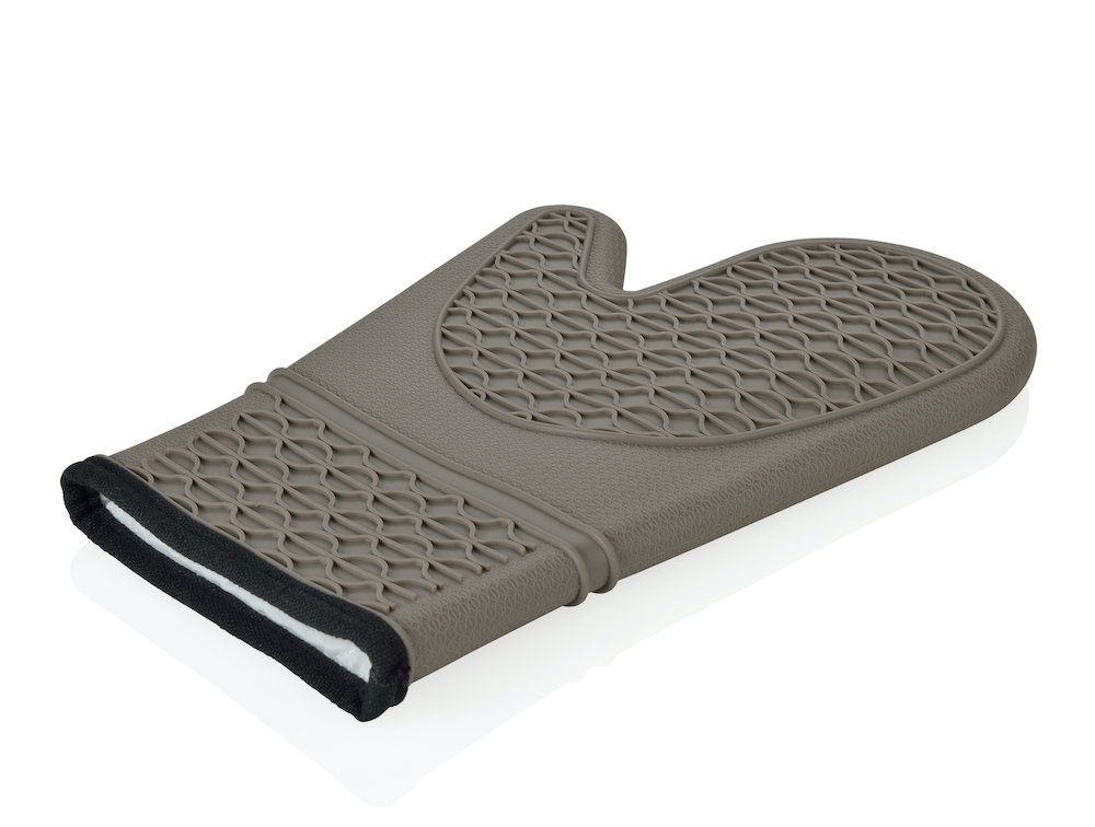 CC-64185 Ofenhandschuh Backhandschuh aus SILIKON Grau Wasserdicht