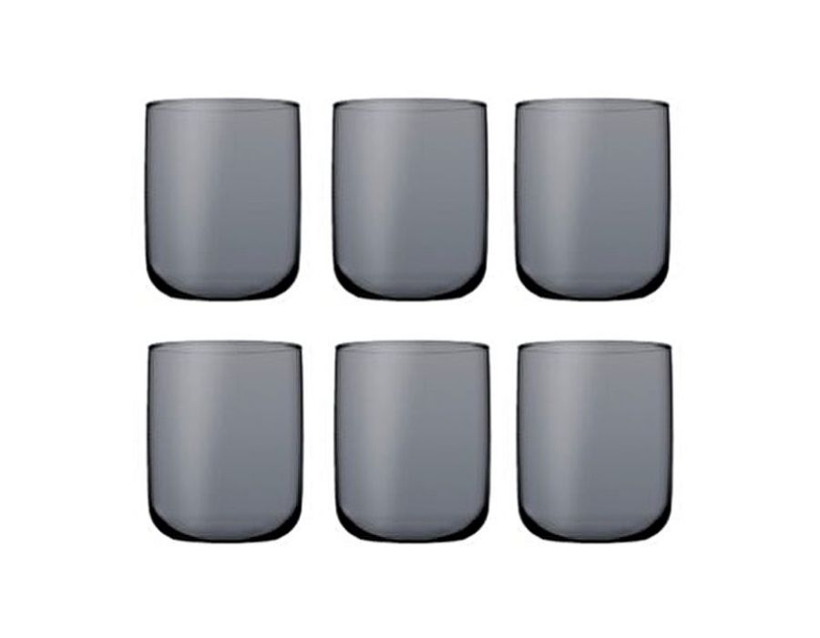 ICONIC-GRAU-420112-a Pasabahce ICONIC GRAU 420112 Wasserglas Kurz 280 ml 6er Set