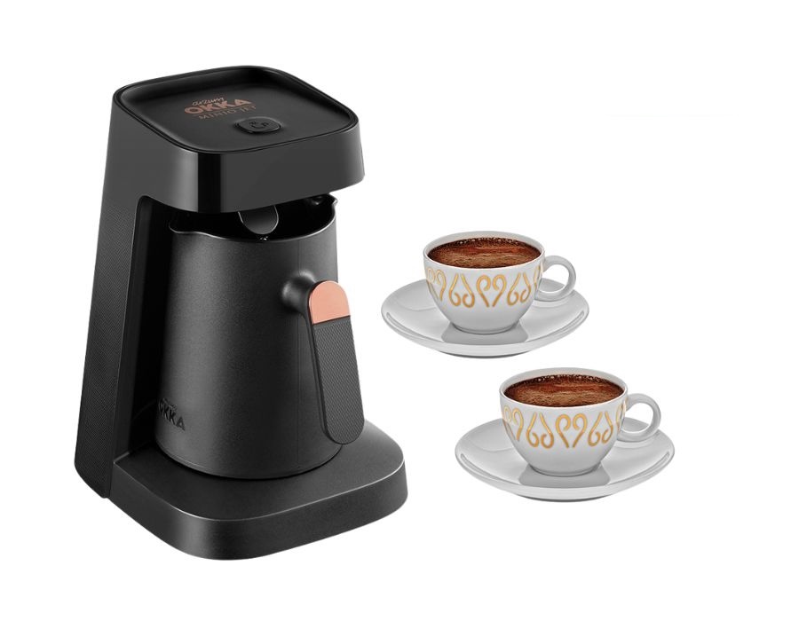 Arzum Okka MINIO JET Türkische Kaffee-Machine + Mokkatassen