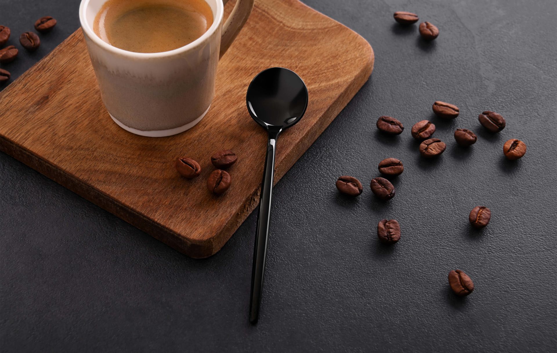 Espressolo-ffel-Provence-schwarz-2 Espressolöffel Teelöffel PROVENCE schwarz 6 Stück