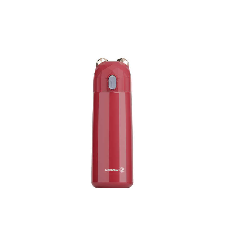 a743-04-bambino-plus-cocuk-matarasi-350-ml-kirmizi-a743-04-cocuk-matarasi-7379-82-B Korkmaz BAMBINO A743-04 ROT Isolierflasche Trinkflasche Edelstahl 350 ml