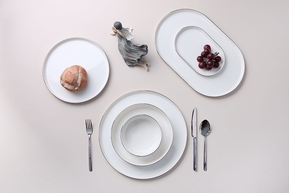 IMG_5348 Porland Premium Tafelservice CHOPIN Platin 60-teilig 12-Personen Set