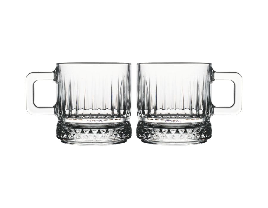 ELYSIA-Henkelbecher-55422-c Pasabahce ELYSIA 55422 Henkelbecher 195 ml 2er Set