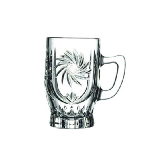elmas-55881-b Pasabahce ELMAS 55881 Teegläser Kaffeegläser mit Henkel 6er Set