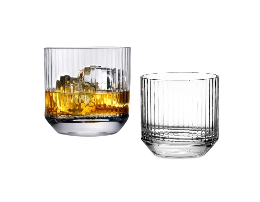 64122-Big-top-4 NUDE Big Top 64122 Design Whiskyglas Kristall Kurz 270 ml 6er Set